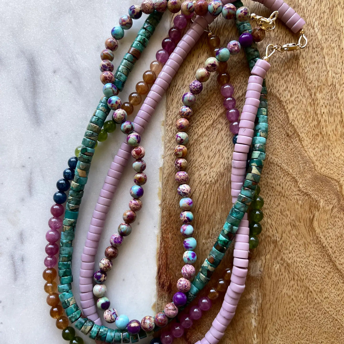 Mothers Beach Beaded Necklace