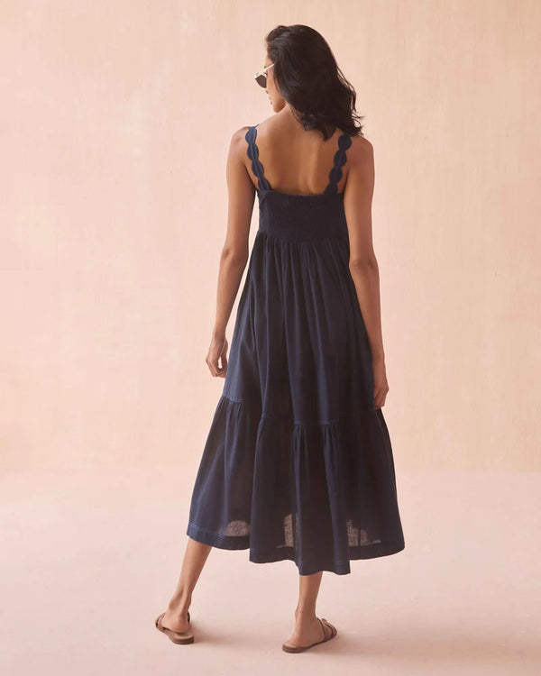 leena maxi dress Leena Maxi in Solid Mariner