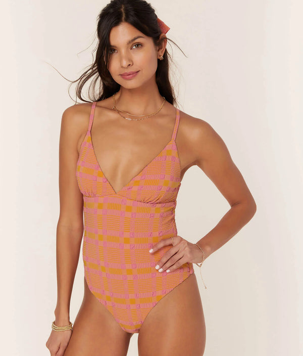 Havana Deep V One Piece - waterlilyshop