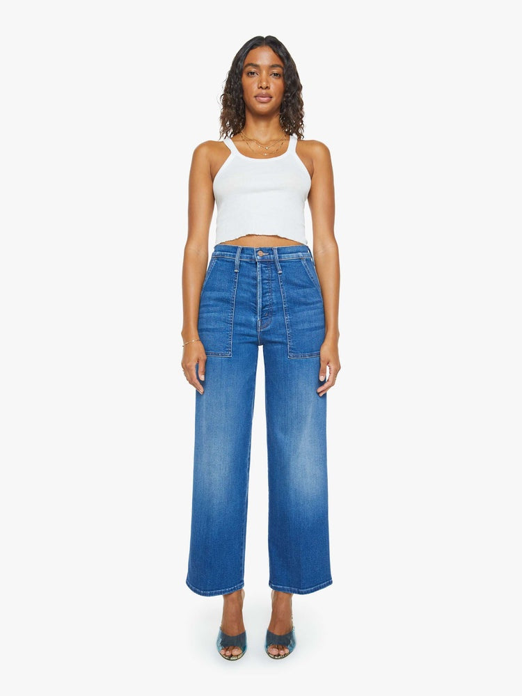 Mother Denim The Stitch Up Maven Hover in Nip It