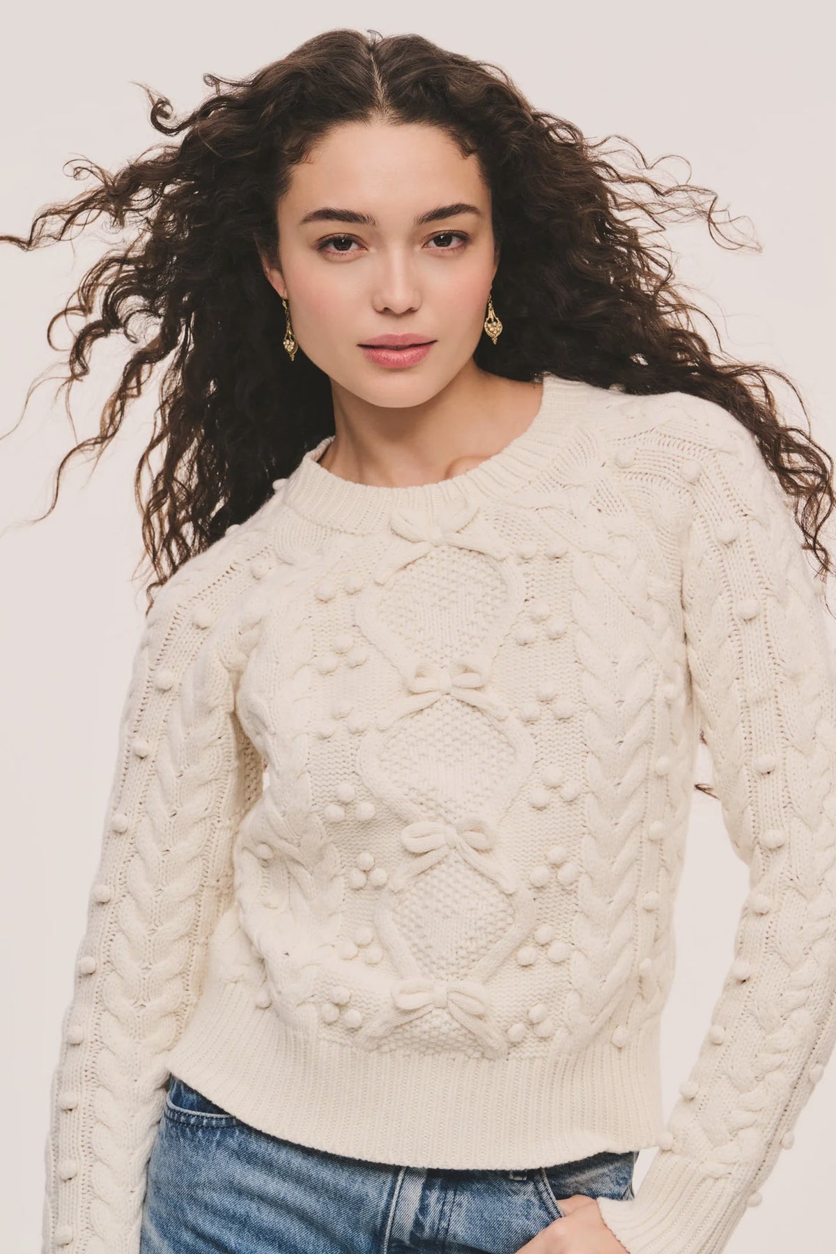 Mavelle Pullover in Birch whisper