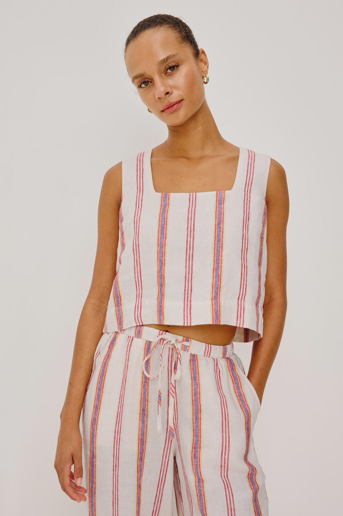 Akira Top in Primavera Stripe by Rails
