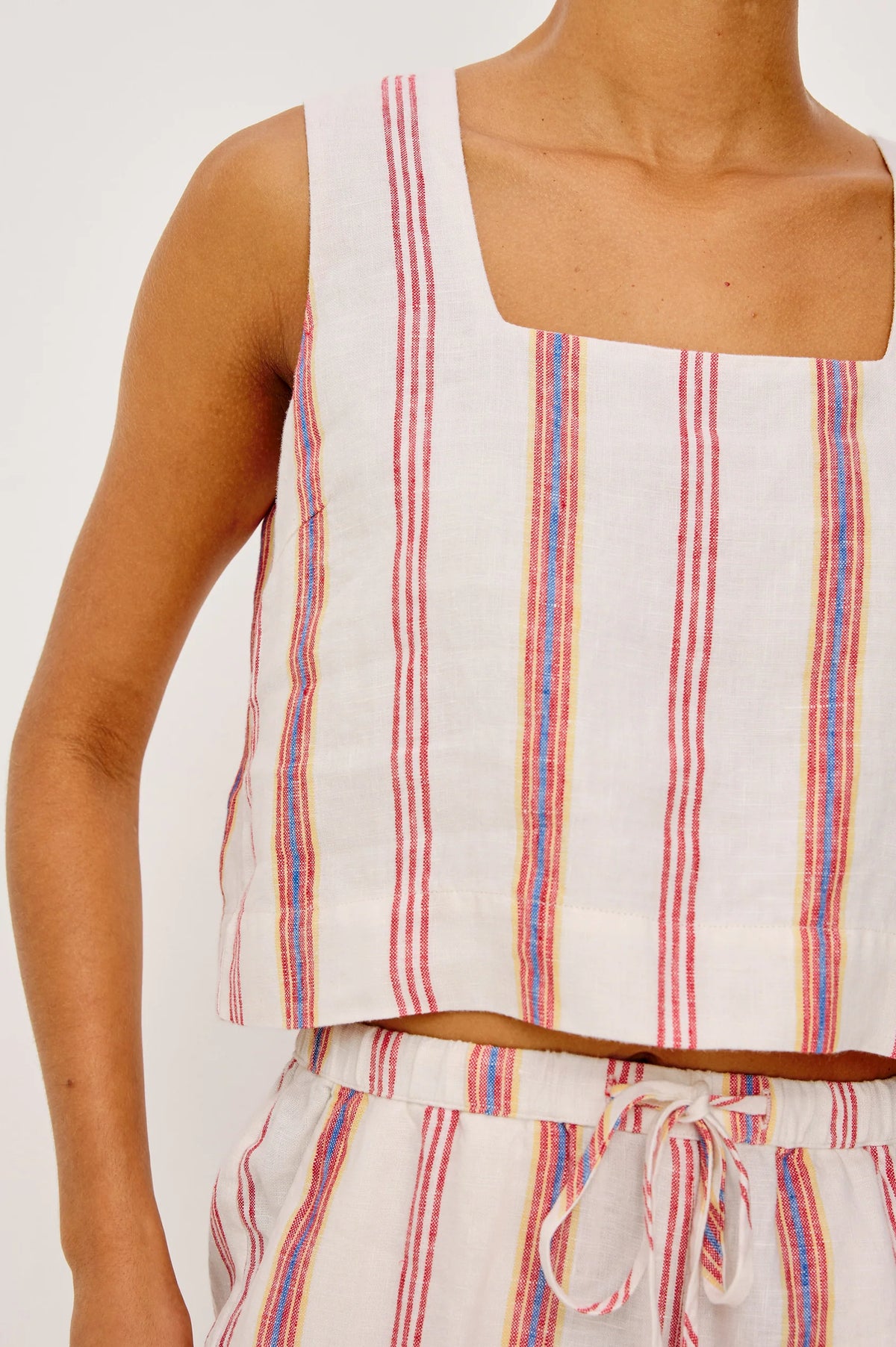Akira Top in Primavera Stripe by Rails