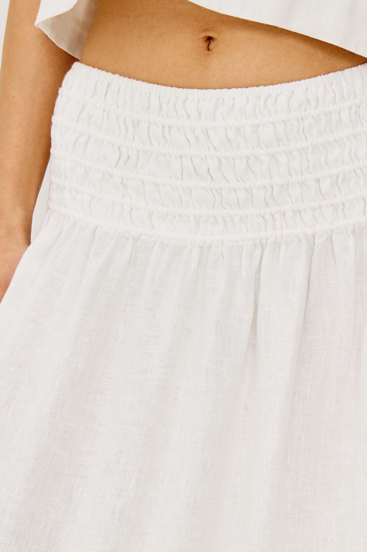 Alessa Skirt in White by Rails