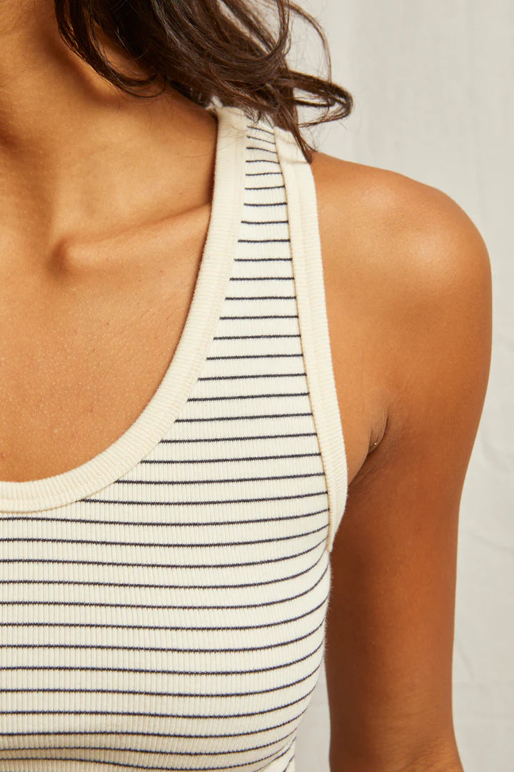 Striped Blondie Tank