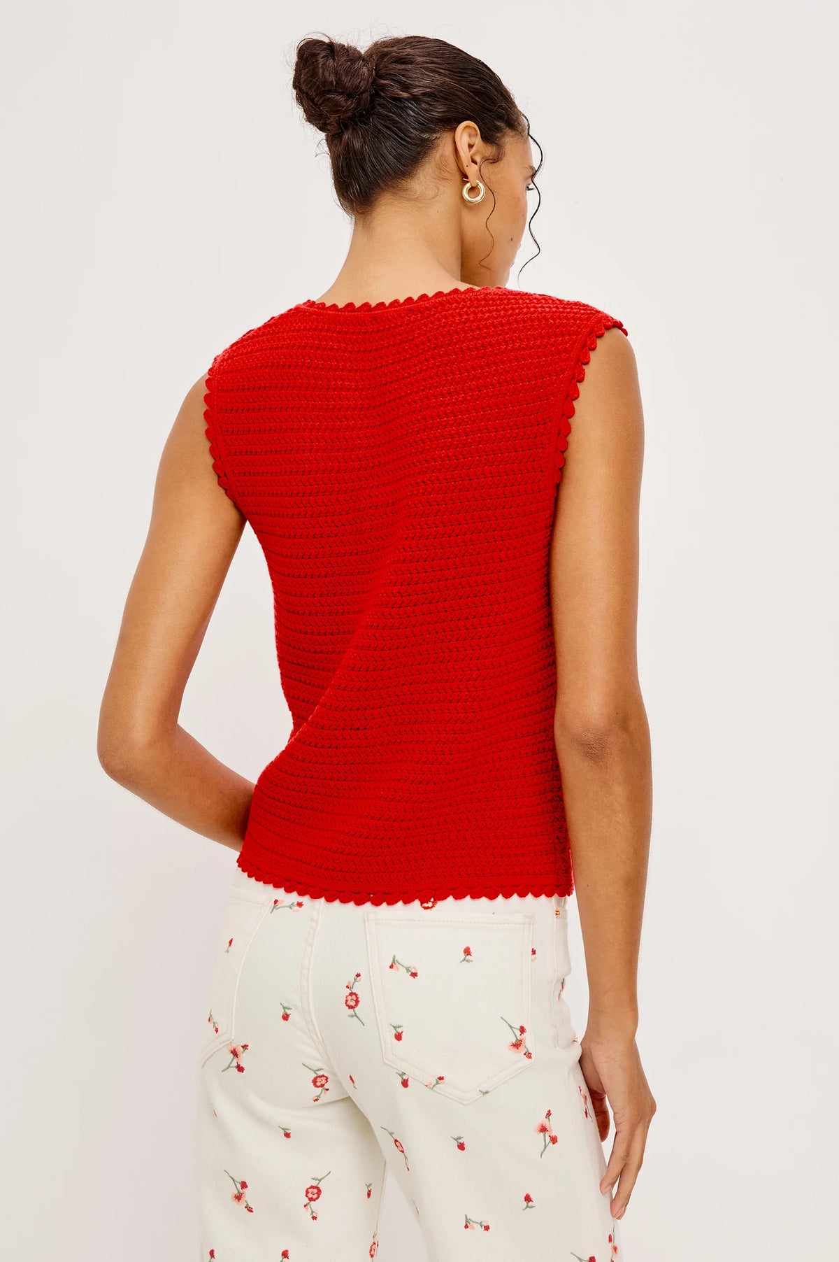 Calypso Top in Scarlet