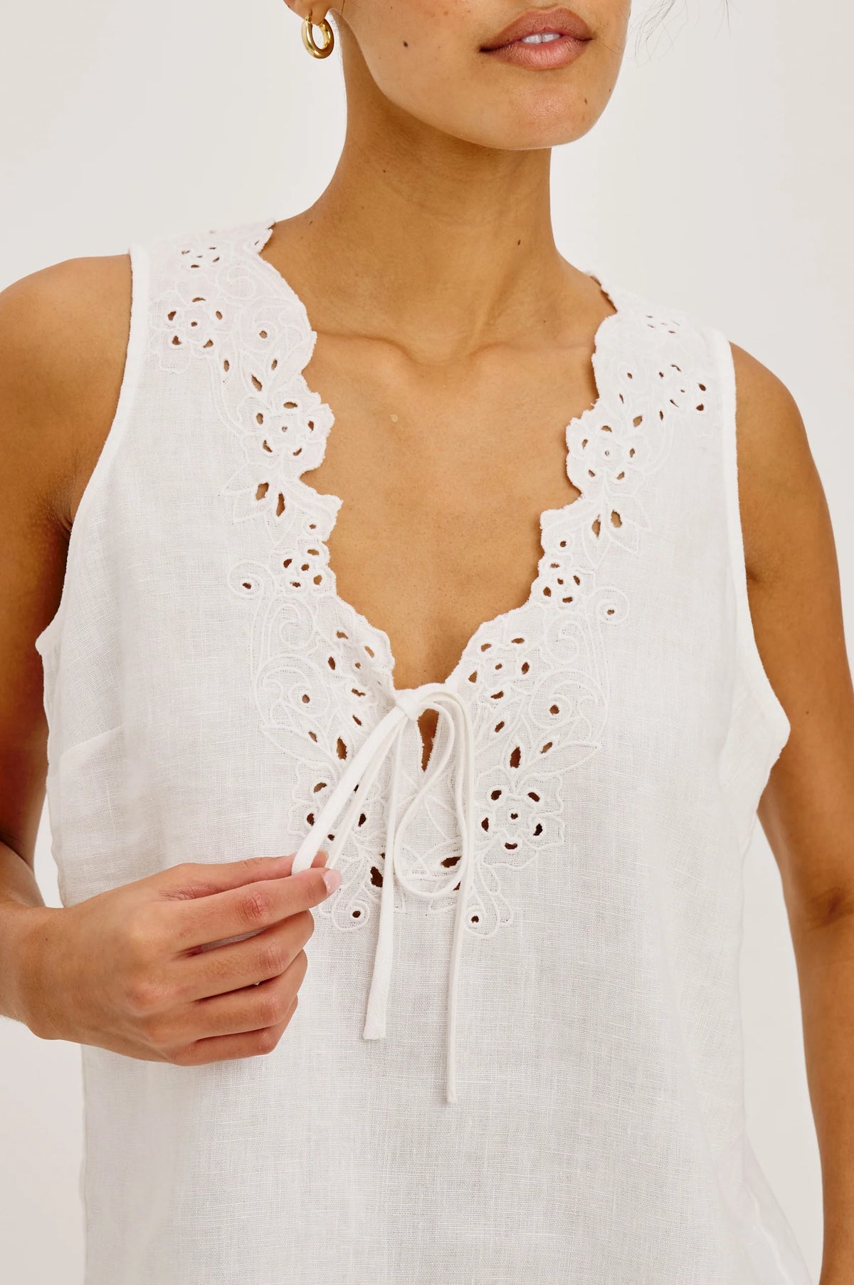 Cornelia Top in White by Rails