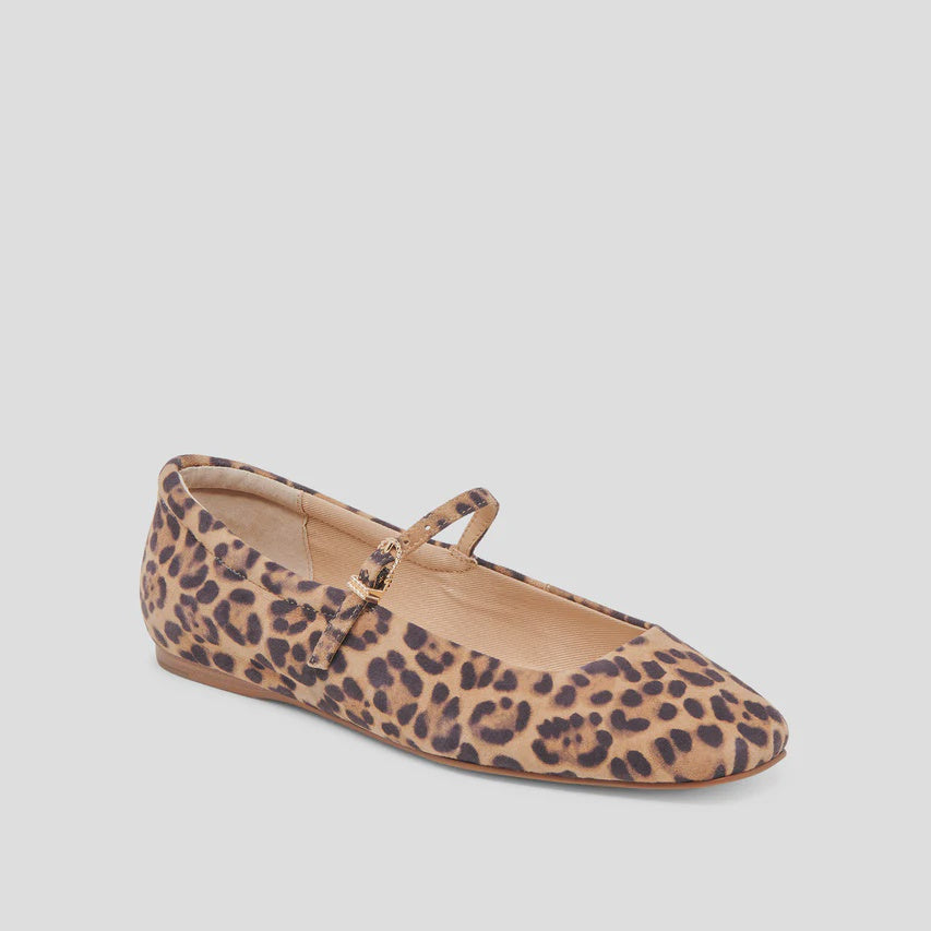 Leopard Reyes Ballet Flat