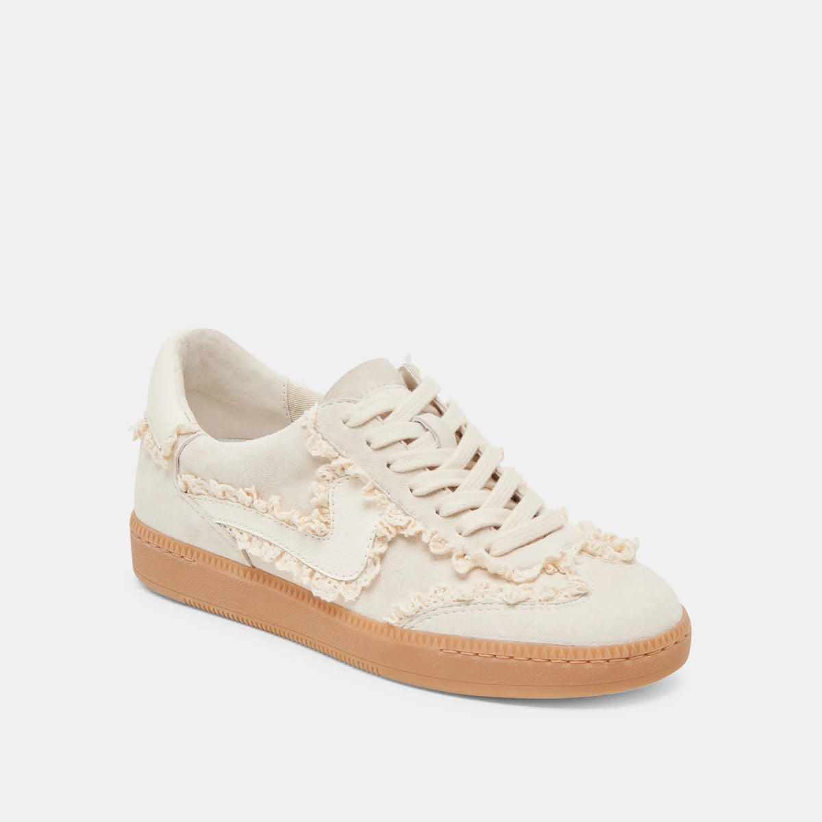 Notice Lace Sneaker in Ivory