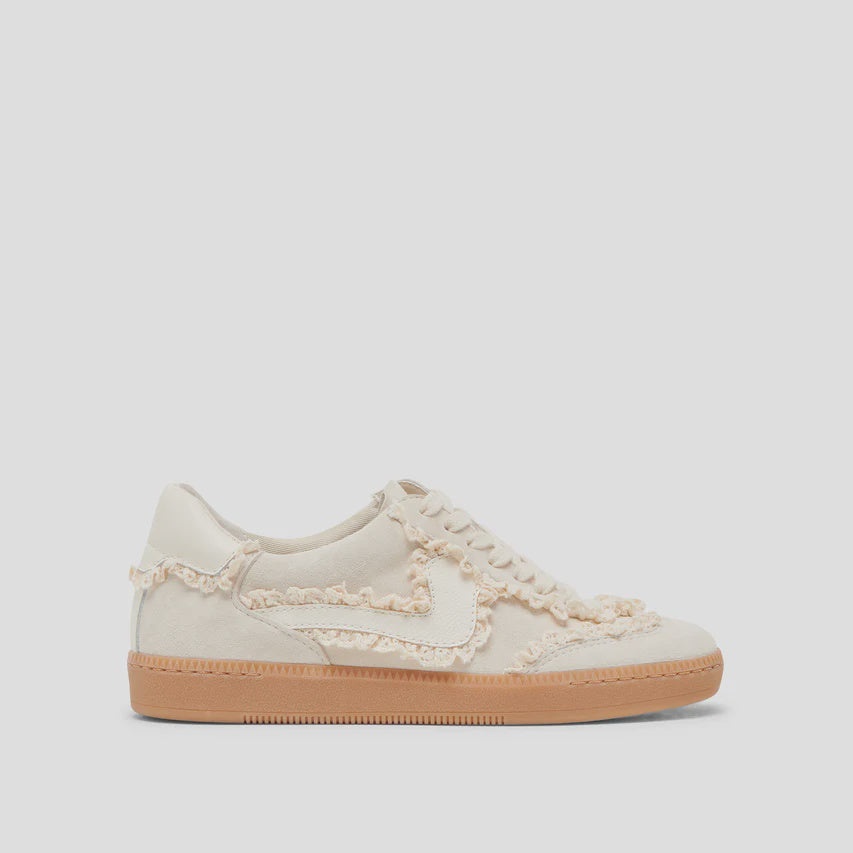 Notice Lace Sneaker in Ivory