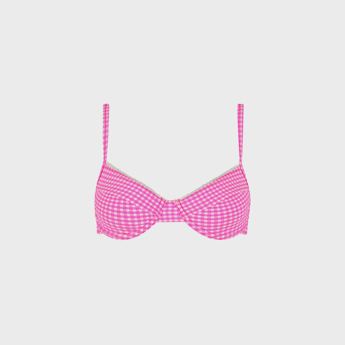 Kulani Kinis Ditzy Underwire Top in Pink Diva bikini at waterlilyshop