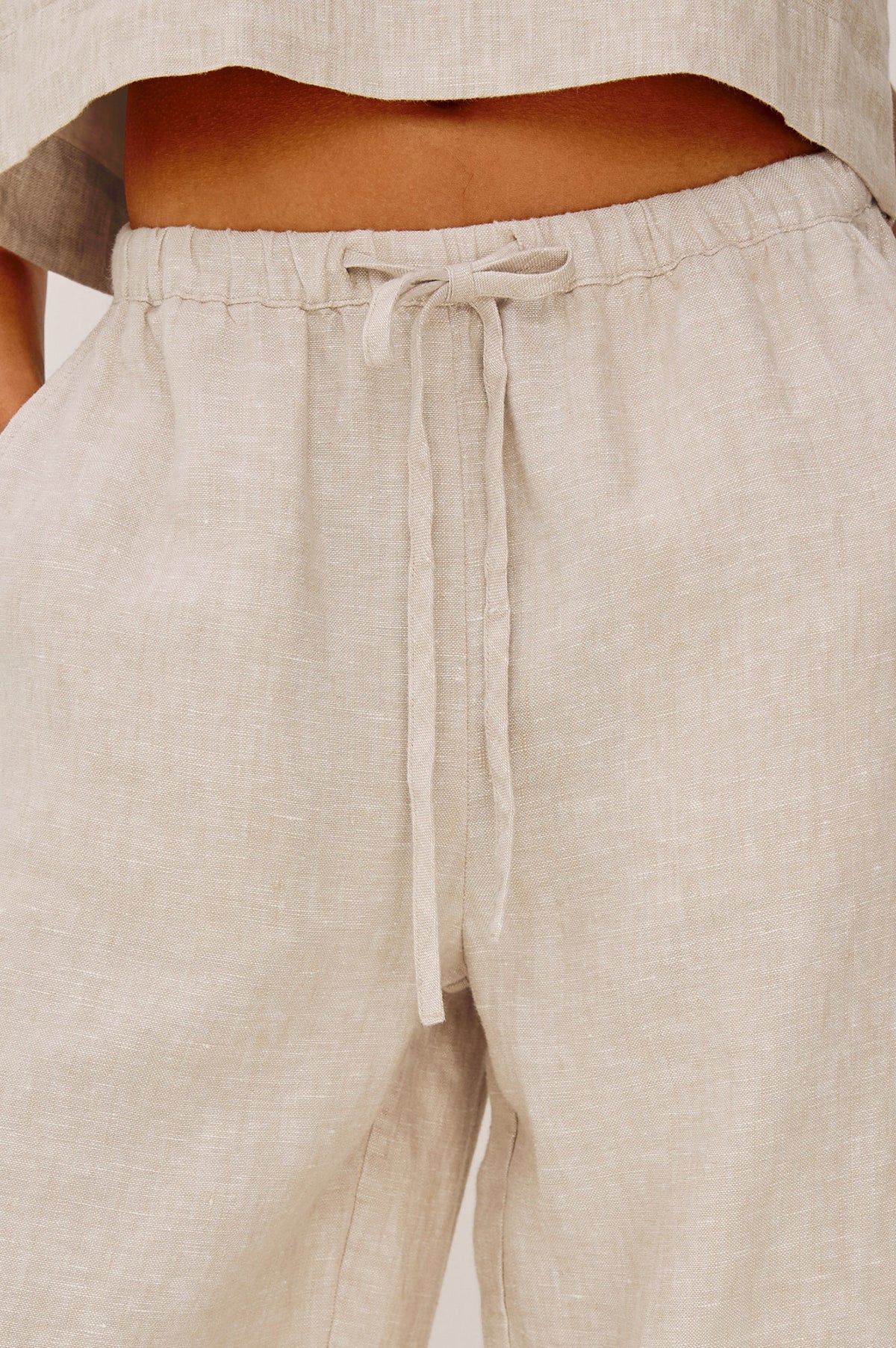Emmie Pant in Heathered Flax by Rails