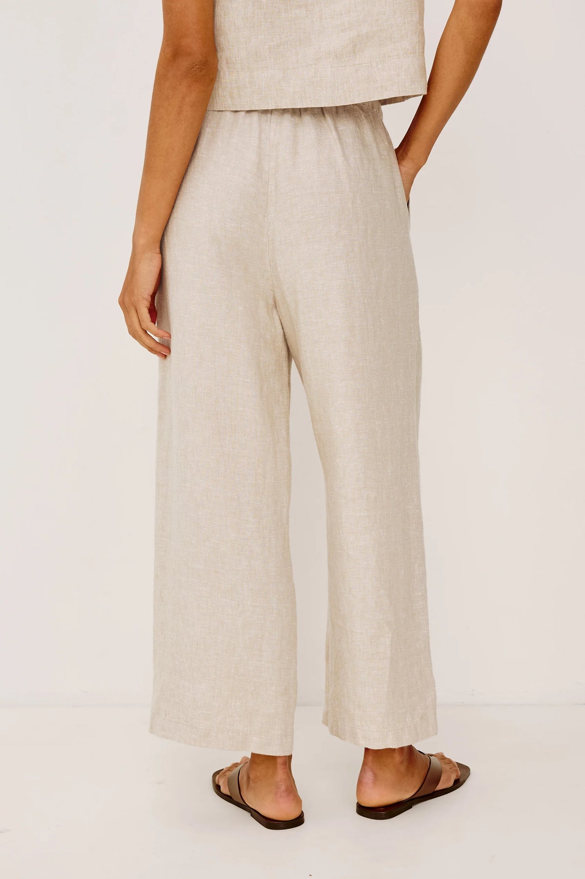 Emmie Pant in Heathered Flax by Rails