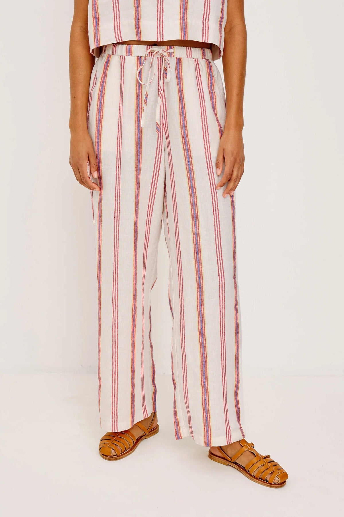 Emmie Pant in Primavera Stripe