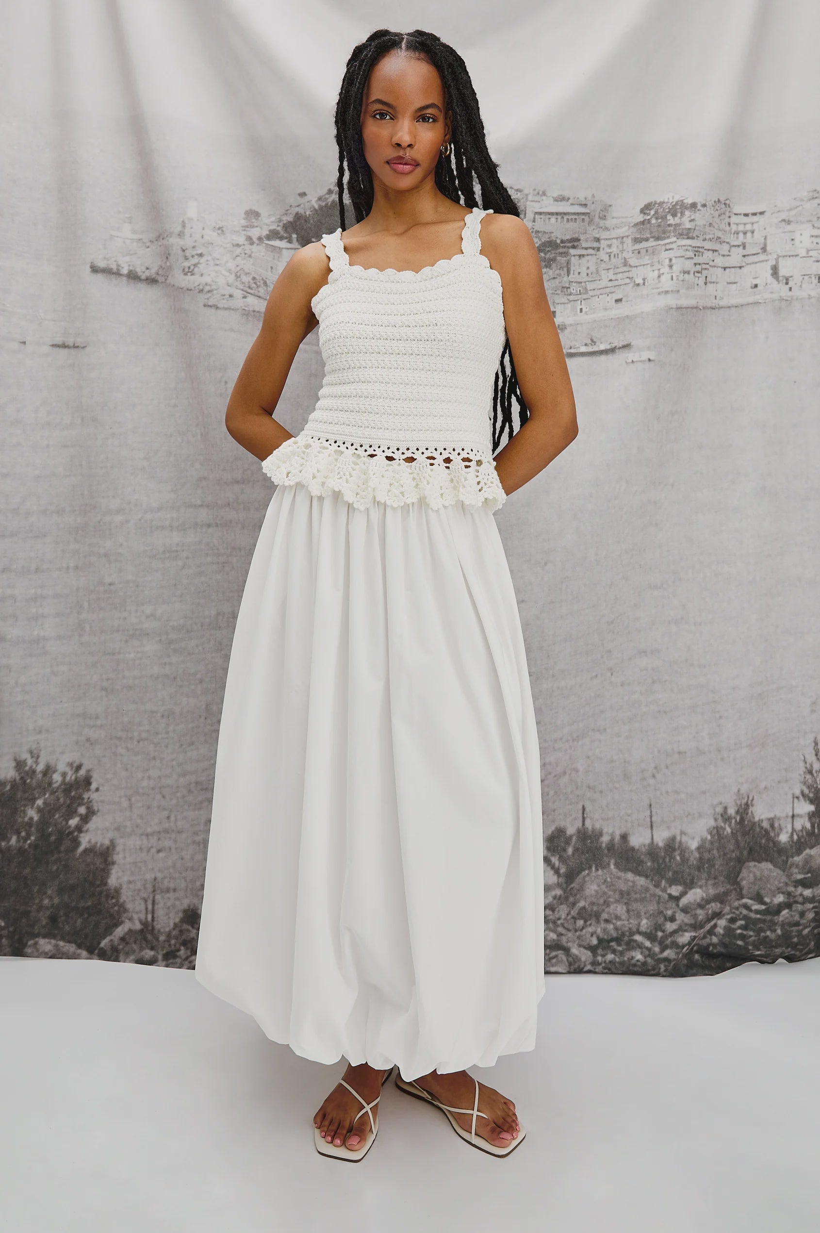 Estefania Top in White by Rails at waterlilyshop.com