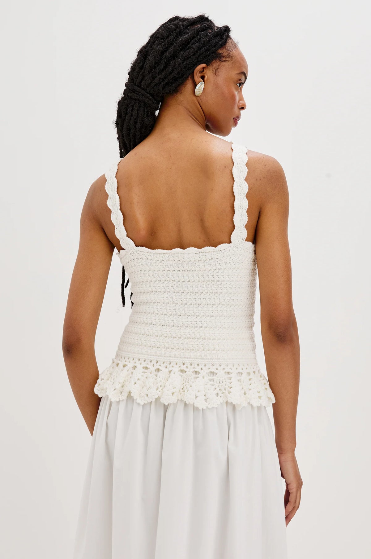 Estefania Top in White by Rails at waterlilyshop.com