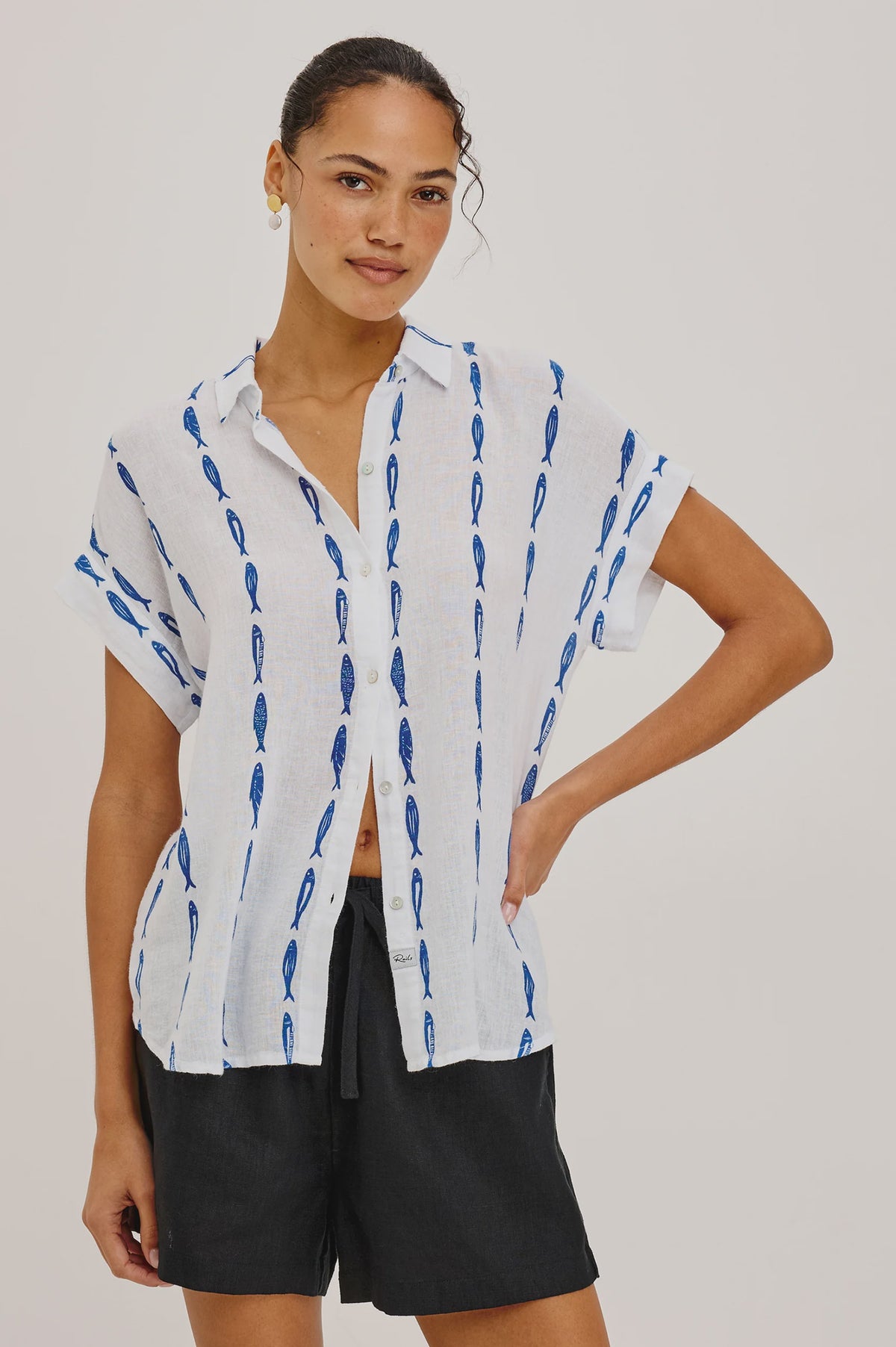 Farrah Top in Sardines