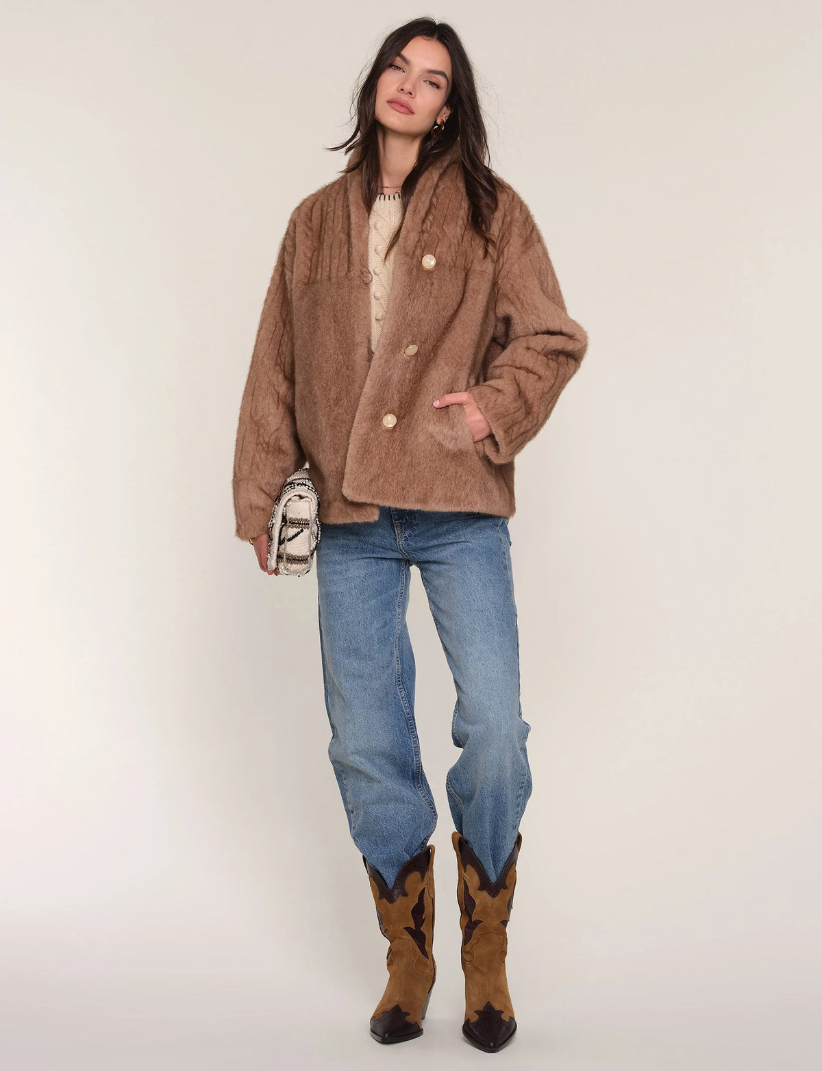 Clover Coat in Oat by Heartloom