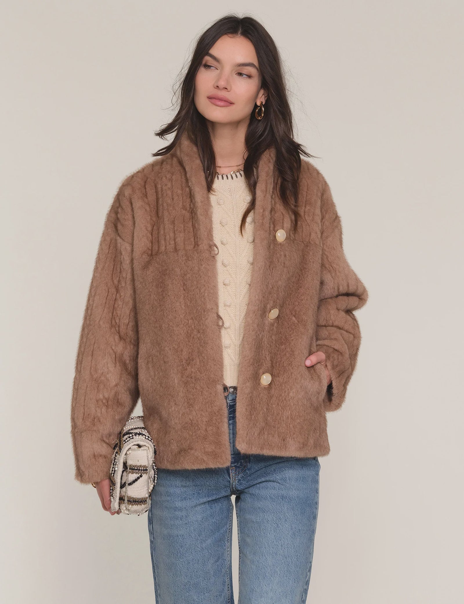 Clover Coat in Oat by Heartloom