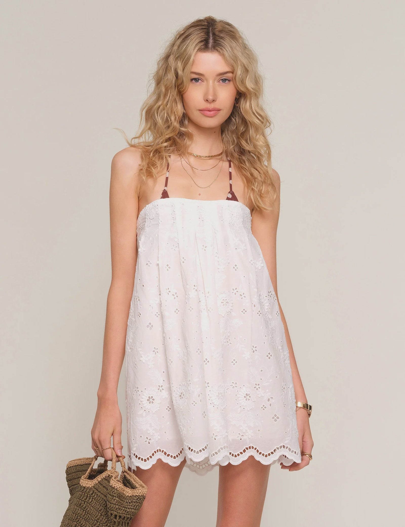 Diego Cover-Up from Heartloom in White available at waterlilyshop.com