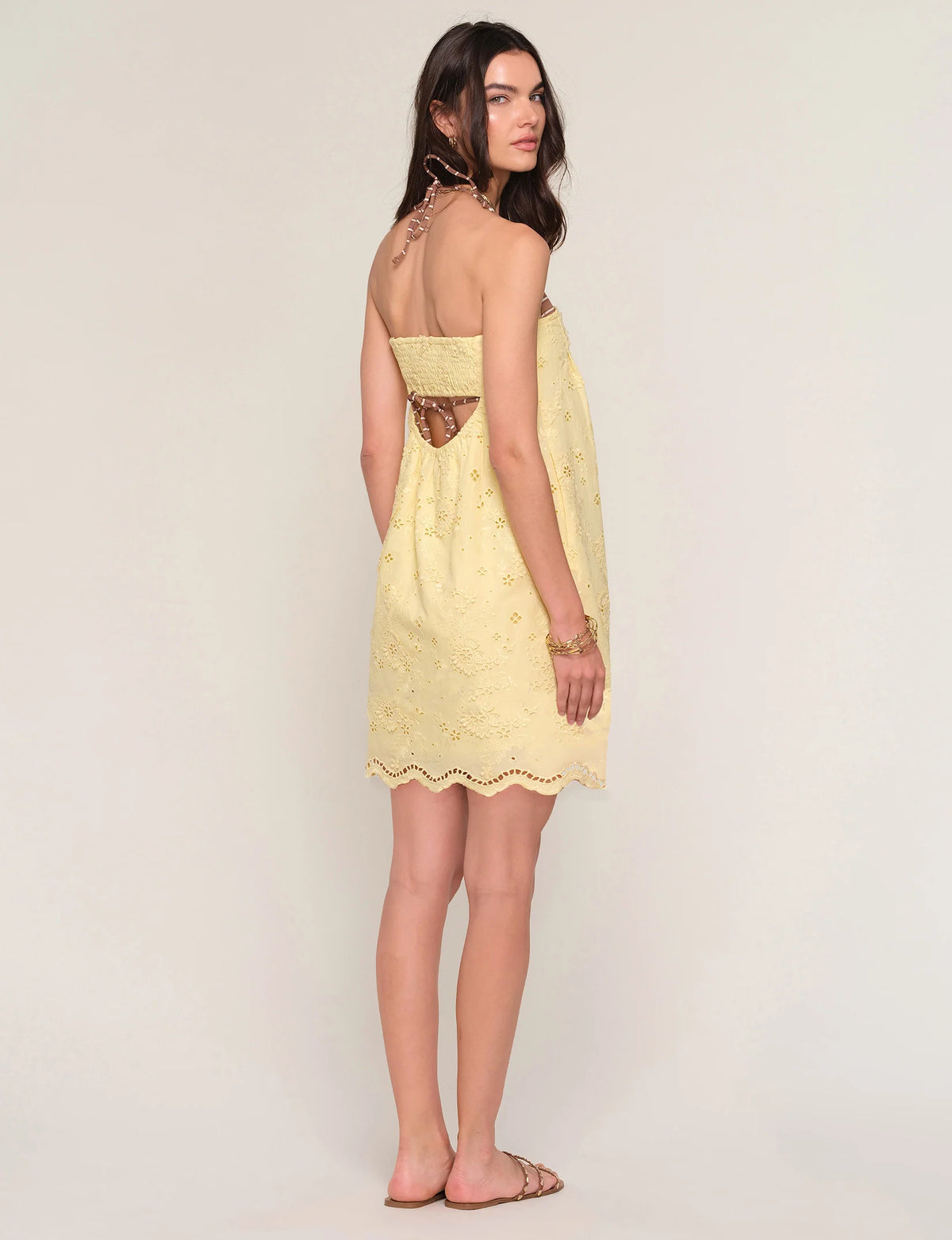 Diego Cover-Up from Heartloom in yellow available at waterlilyshop.com