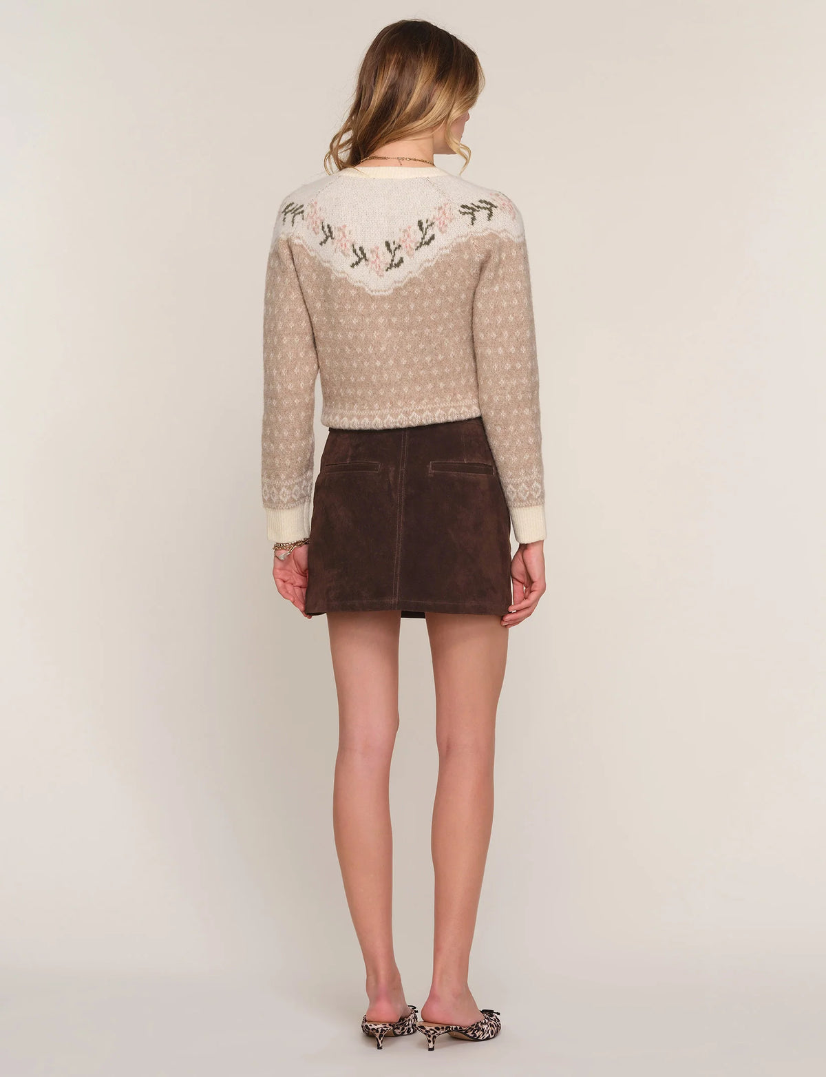 Jina Suede Skirt