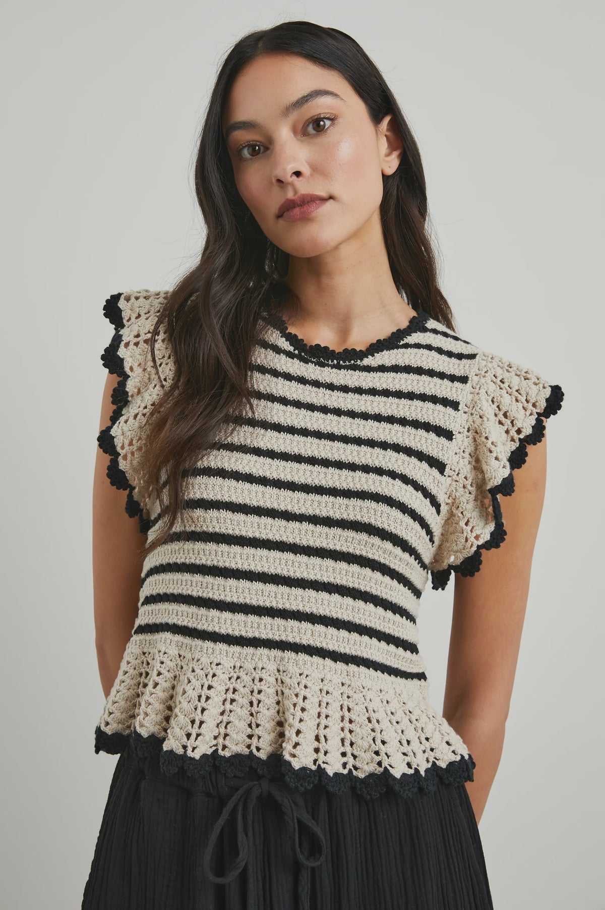 Coen Knit in Oatmeal Black