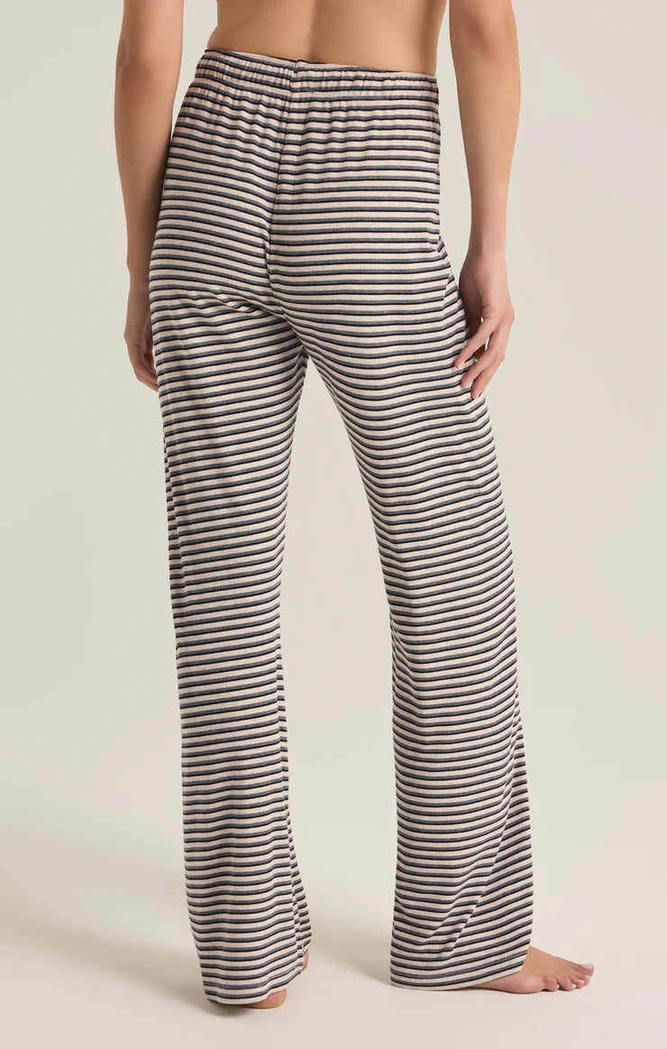 Lounger Stripe Pant in Oatmeal Heather