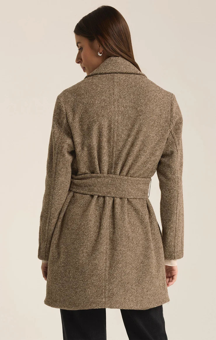 Hawthorne Herringbone Coat