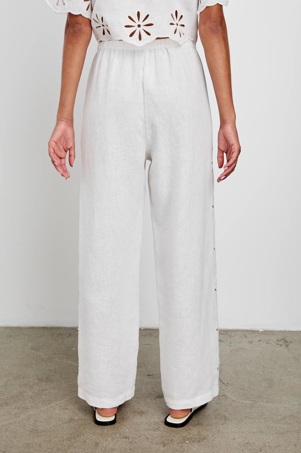 Emmie Pant in White Eyelet