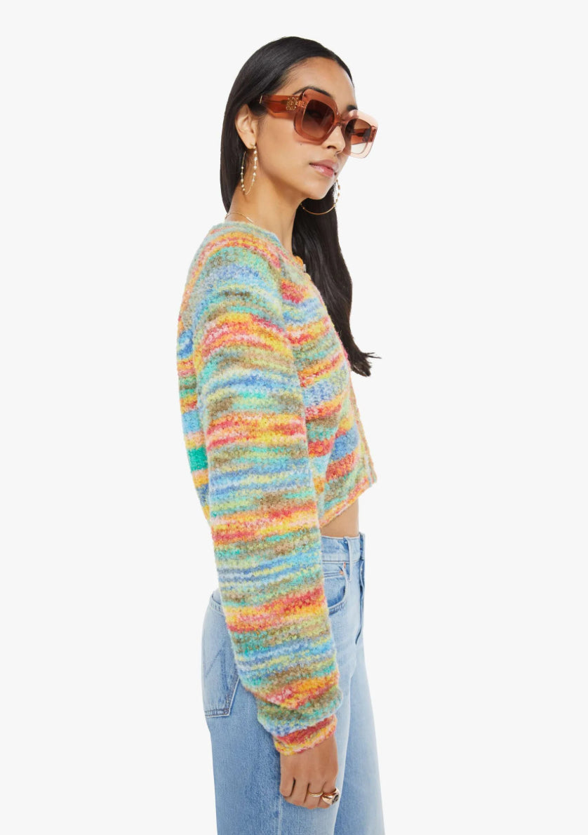 Raglan Crop Cardigan Fancy Fade