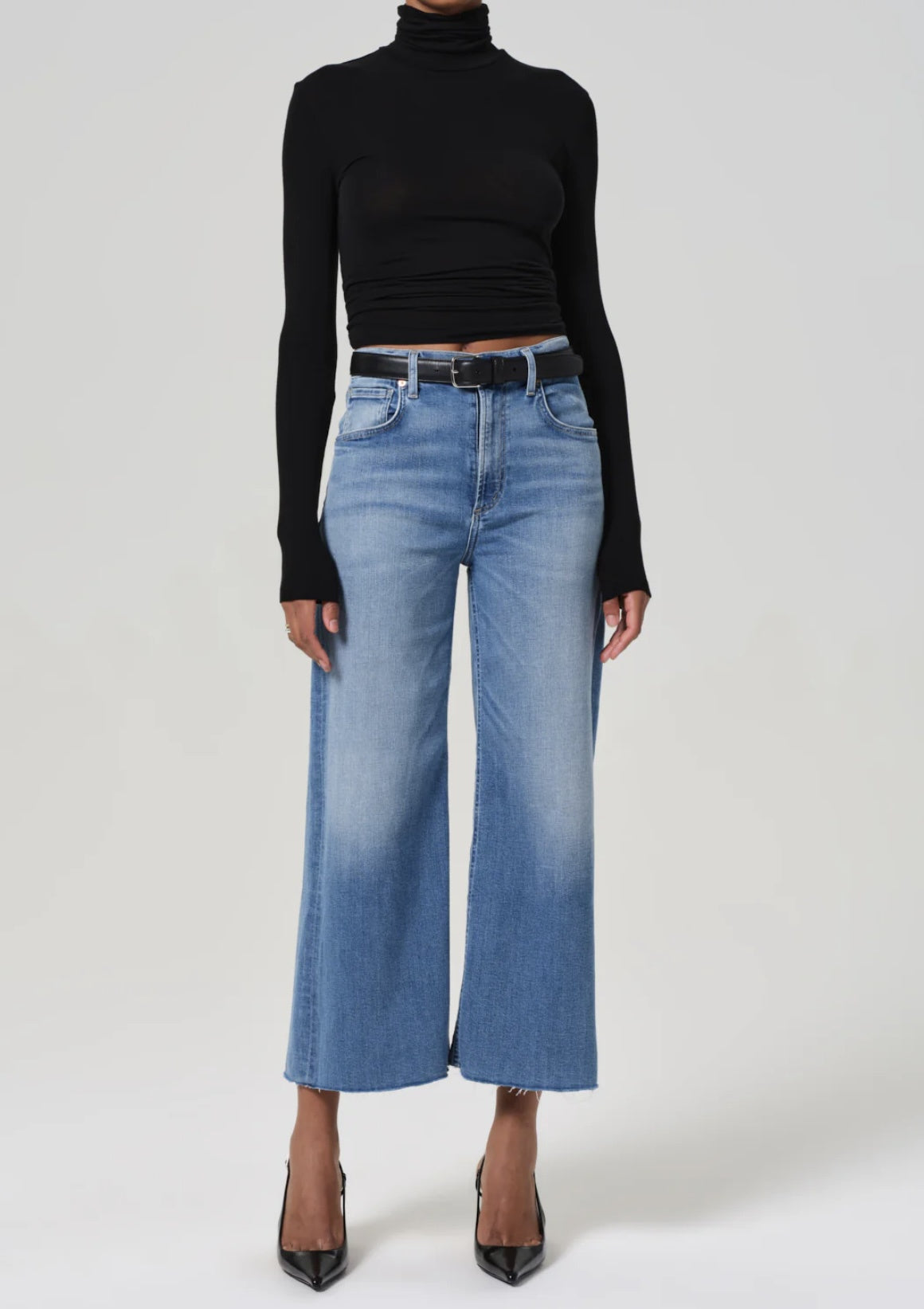 Lyra Wide Leg Crop in Bhodi