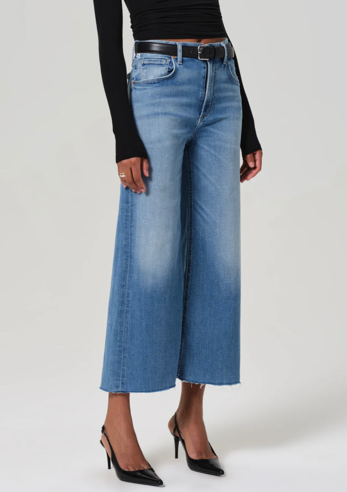 Lyra Wide Leg Crop in Bhodi