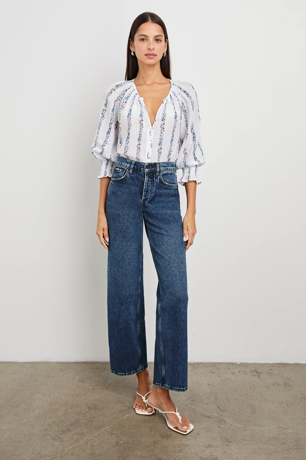 Mariah Bluebell Stripe