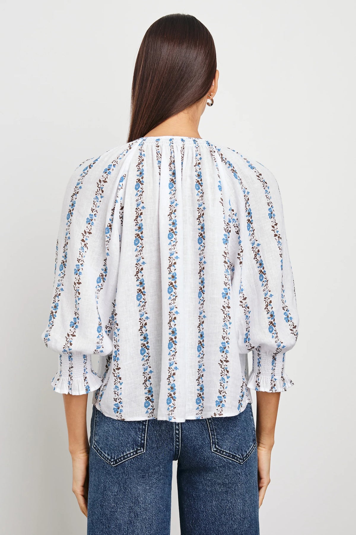 Mariah Bluebell Stripe