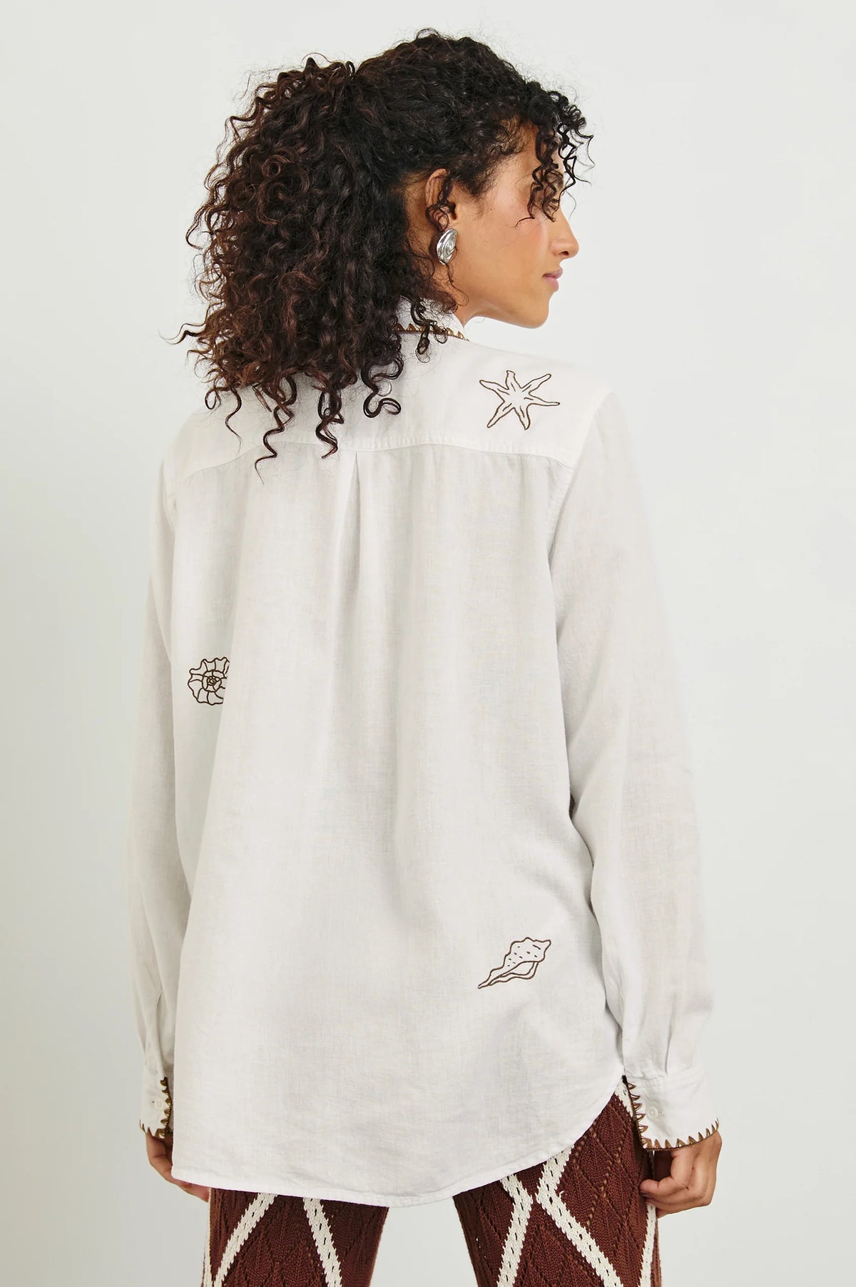 Saya White Marine Shirt