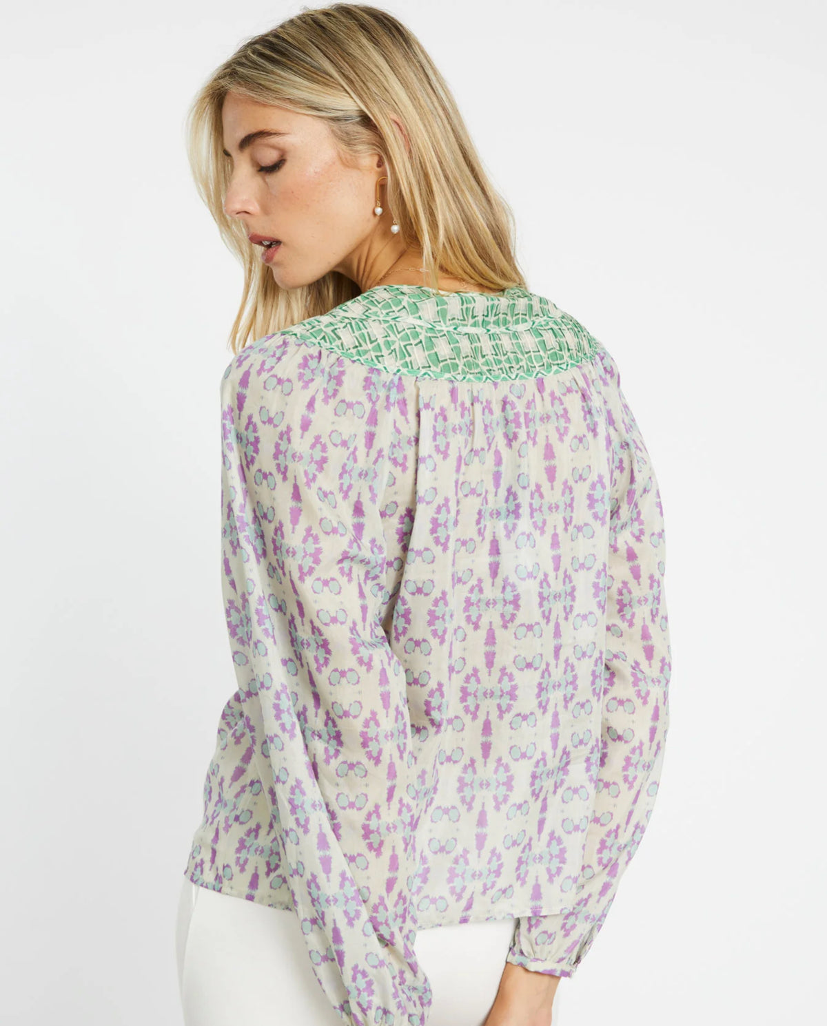 Emery Top in Tribal Ink Blot