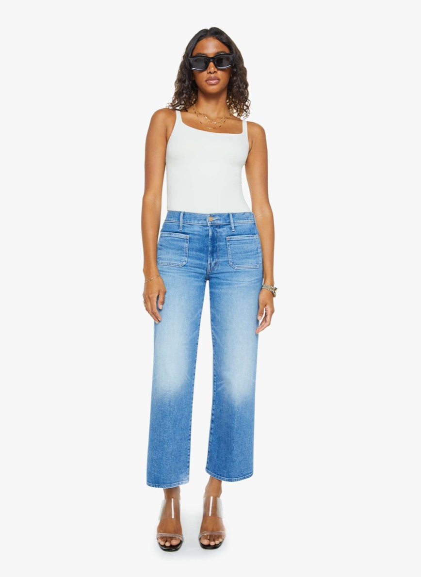 Patch Pocket Maven Ankle in Avant Gardner