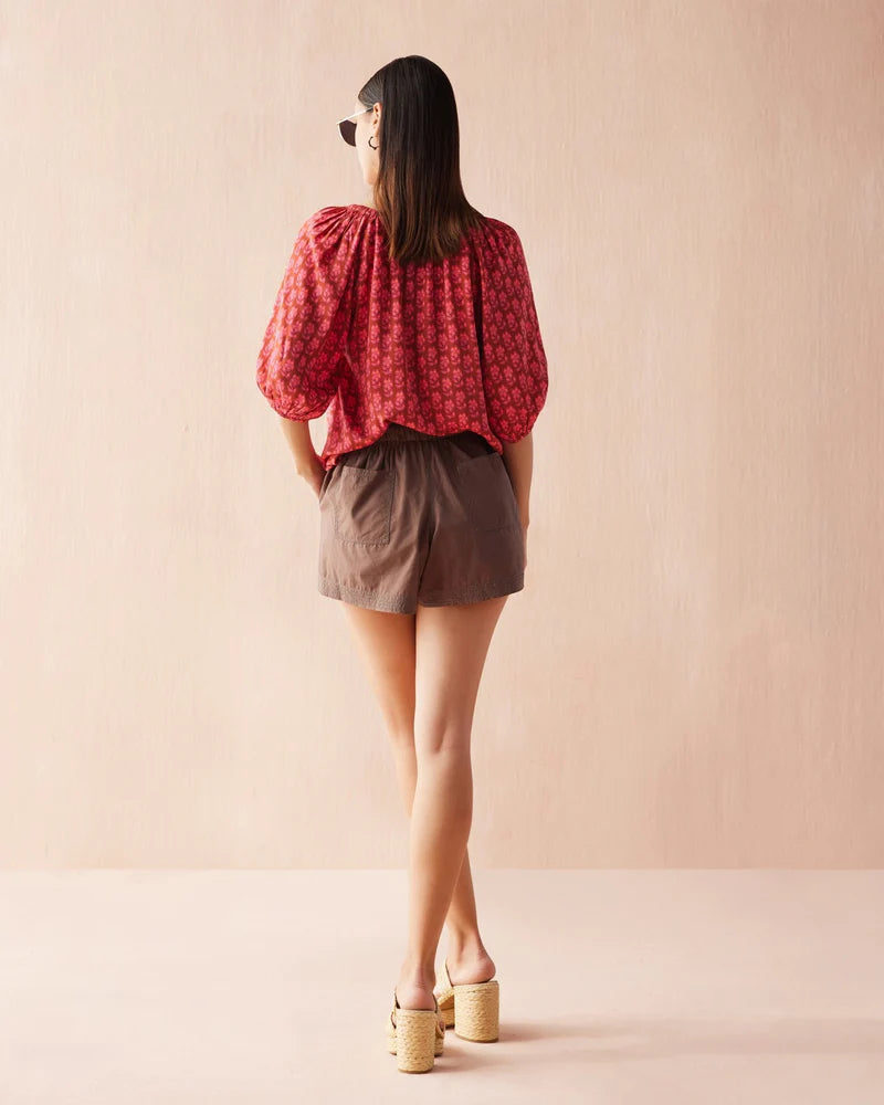 Isla Blouse in Sasha Punch