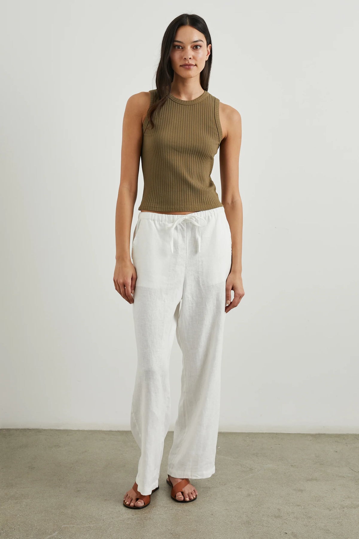 Emmie Pants in White