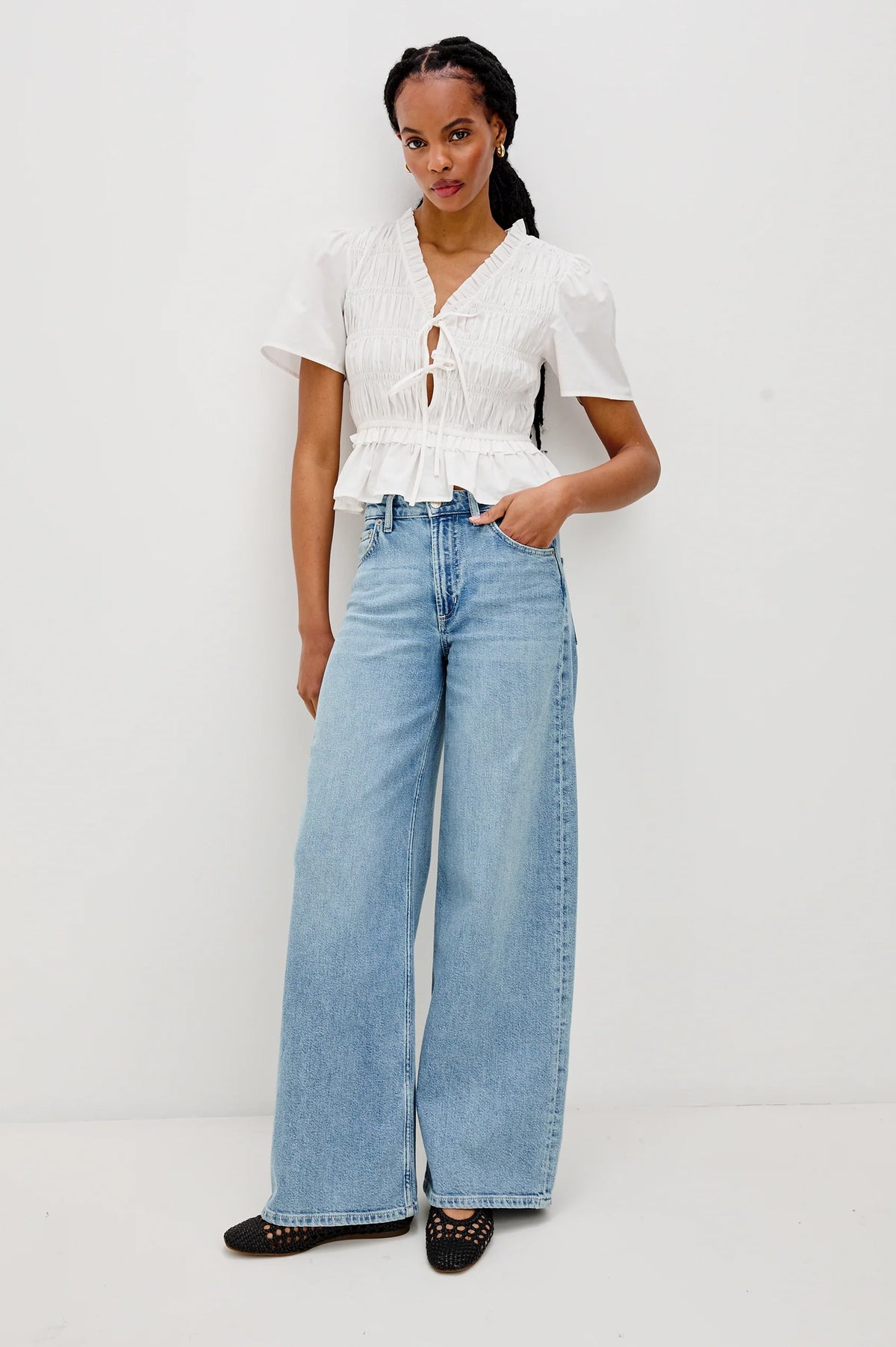 Portia Top in White