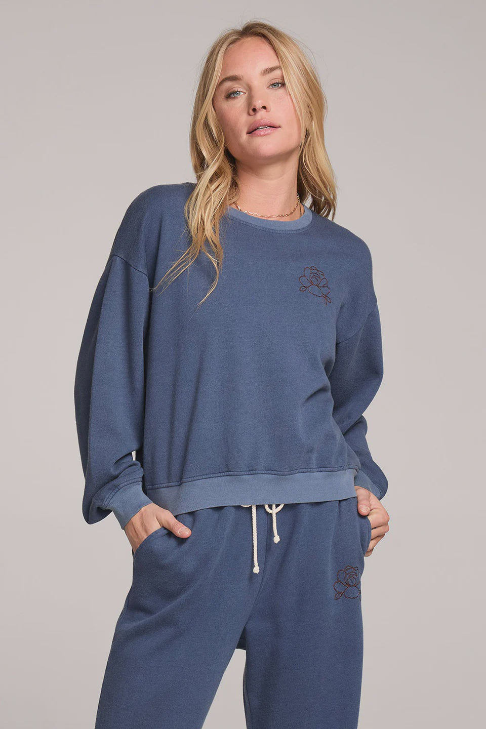 Perry Pullover in Azure Blue