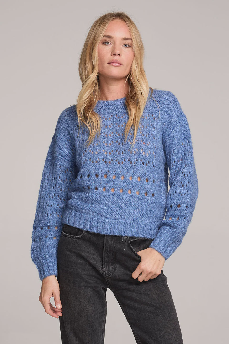 Ronnie Azure Blue Sweater