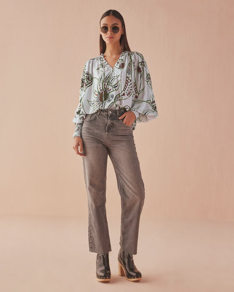 Anouk Blouse in Diya Powder