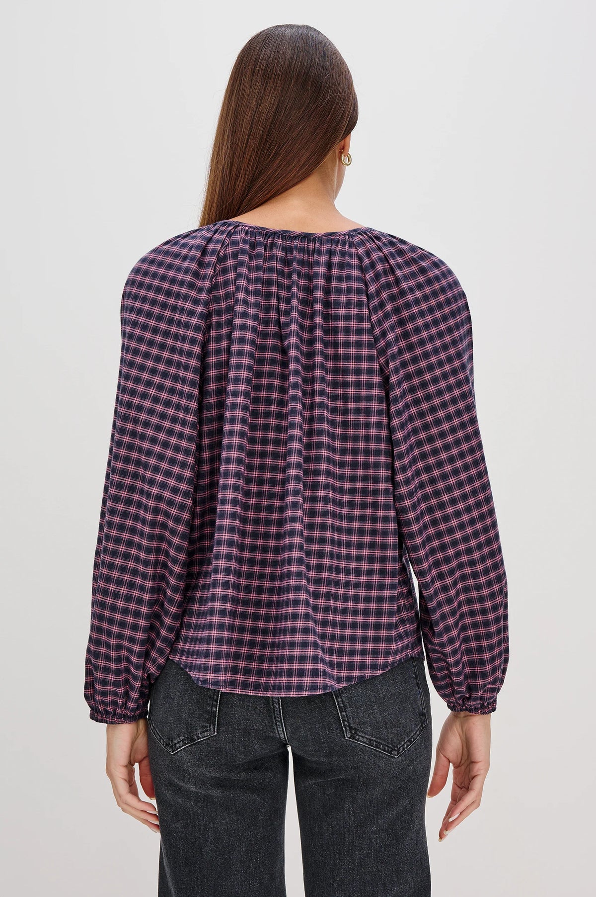 Indi Shirt Rose Check