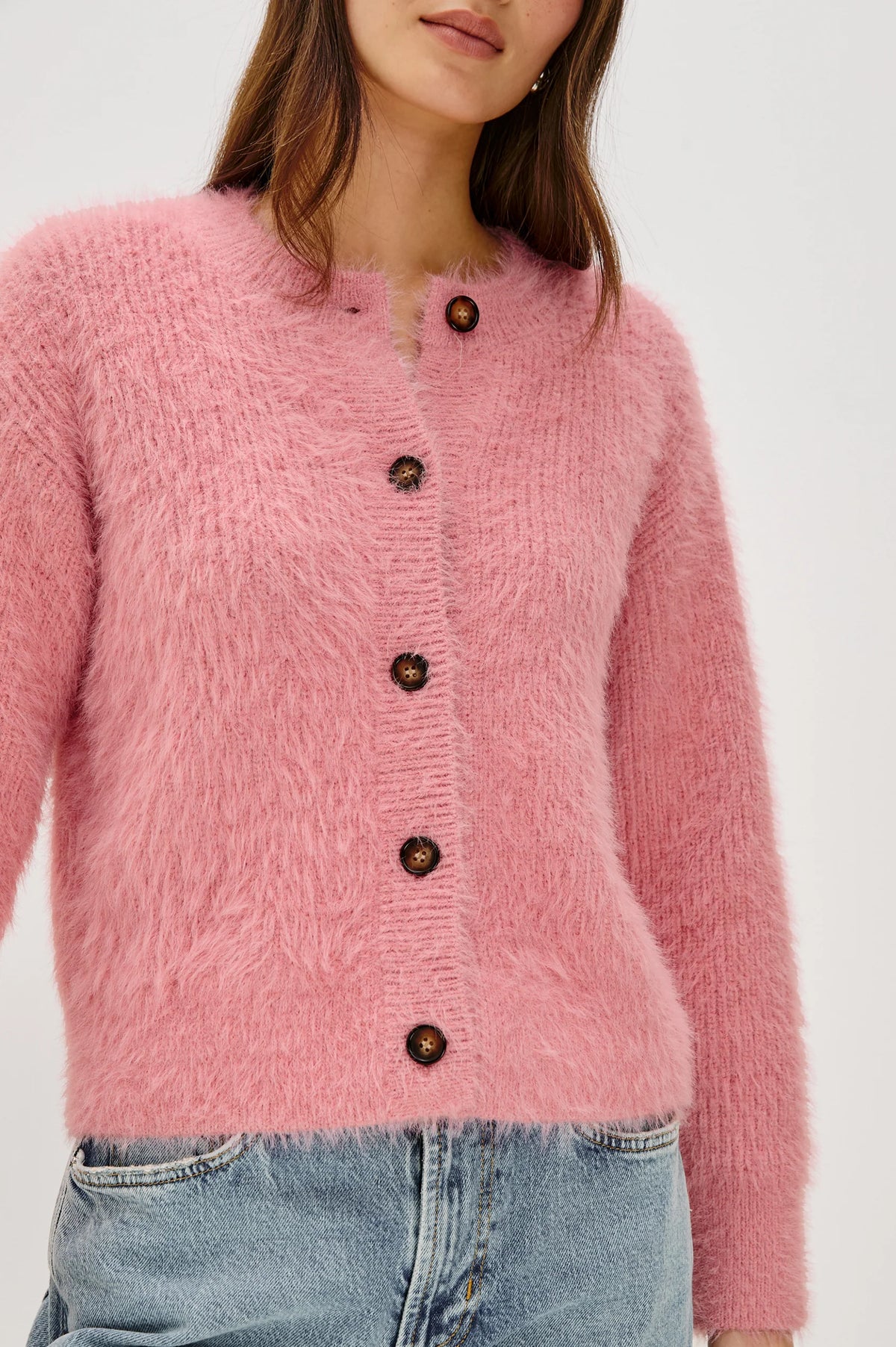 Melo Heather Pink Cardigan