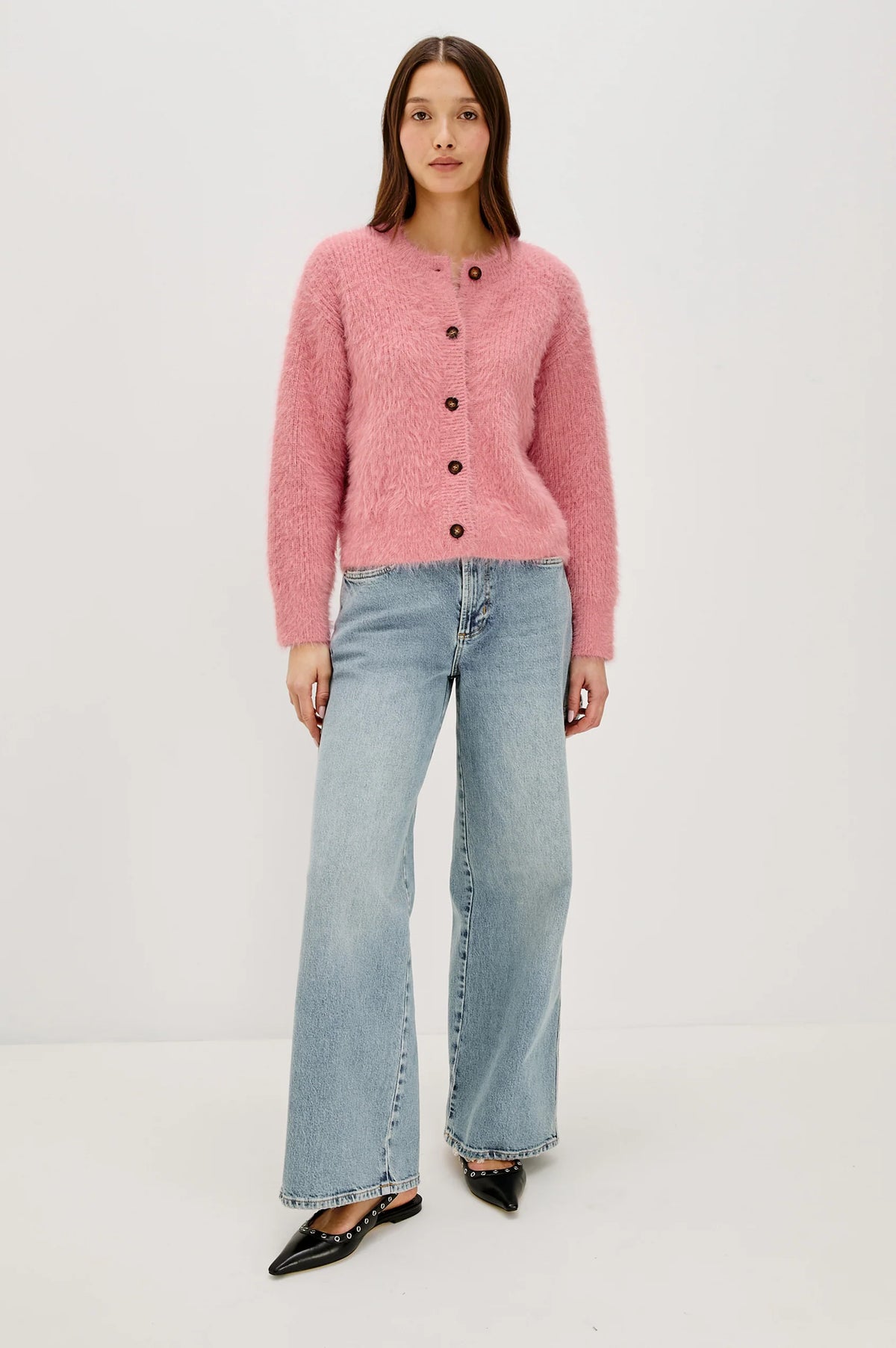 Melo Heather Pink Cardigan