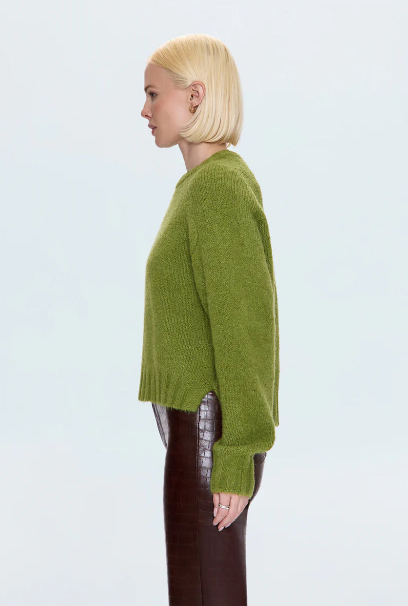 Adina Sweater in Pea Green