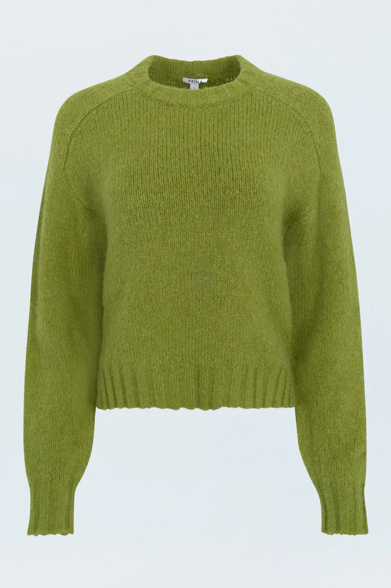 Adina Sweater in Pea Green