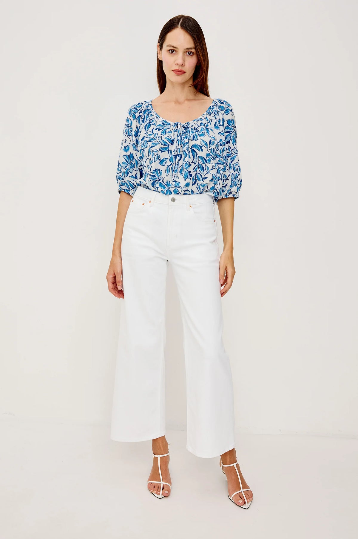 Kirstie Top in Azure Jasmine